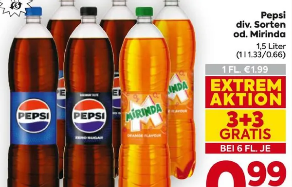 Pepsi od. Mirinda